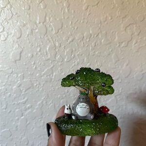 Totoro Figurine with Tree